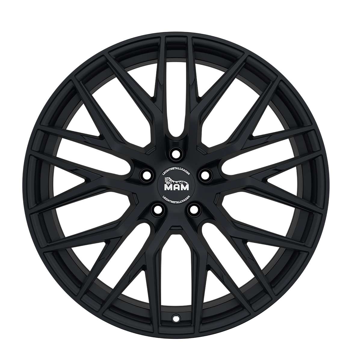 MAM RS4 hliníkové disky 8,5x19 5x108 ET45 MATT BLACK PAINTED