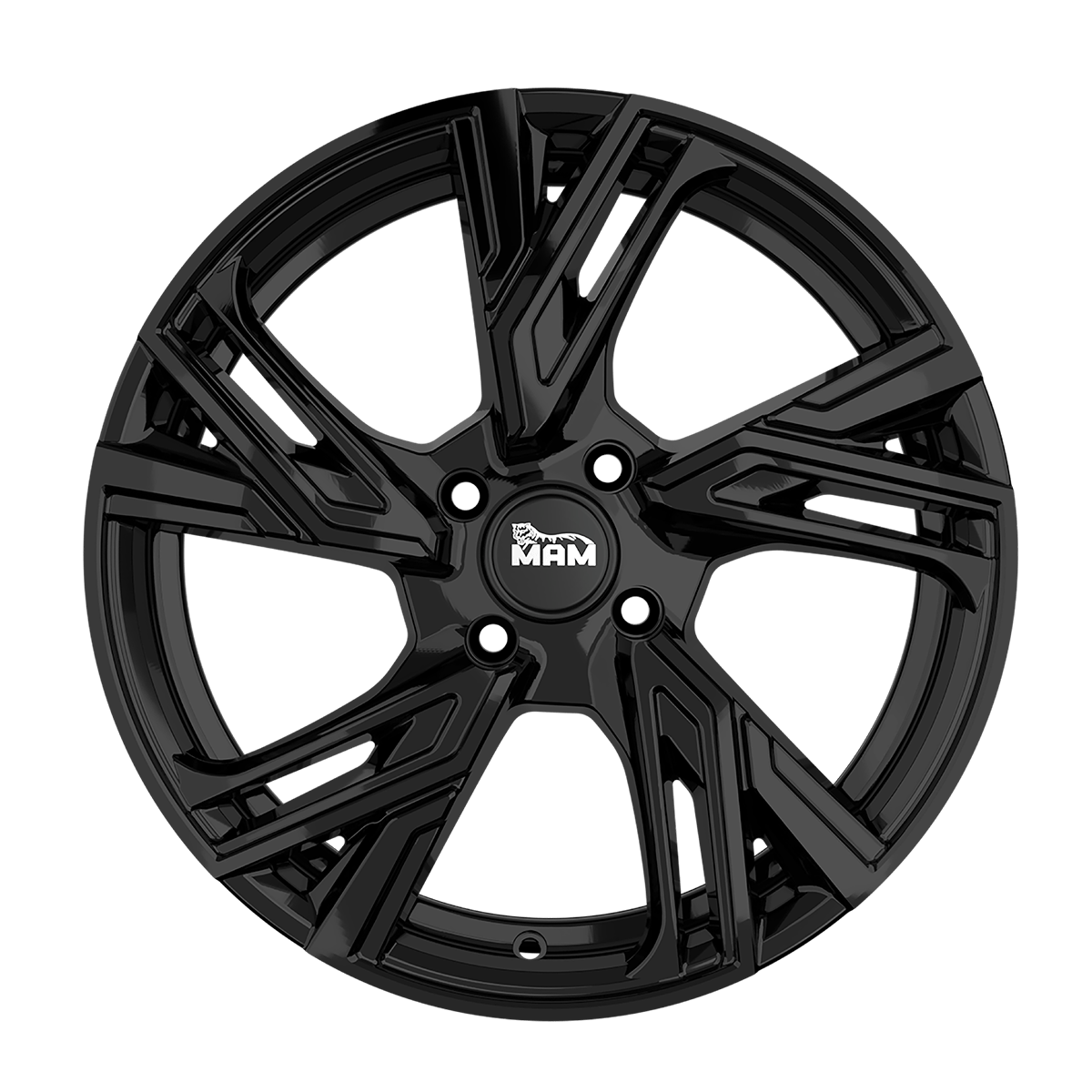 MAM RS5 hliníkové disky 6,5x16 4x100 ET35 BLACK PAINTED