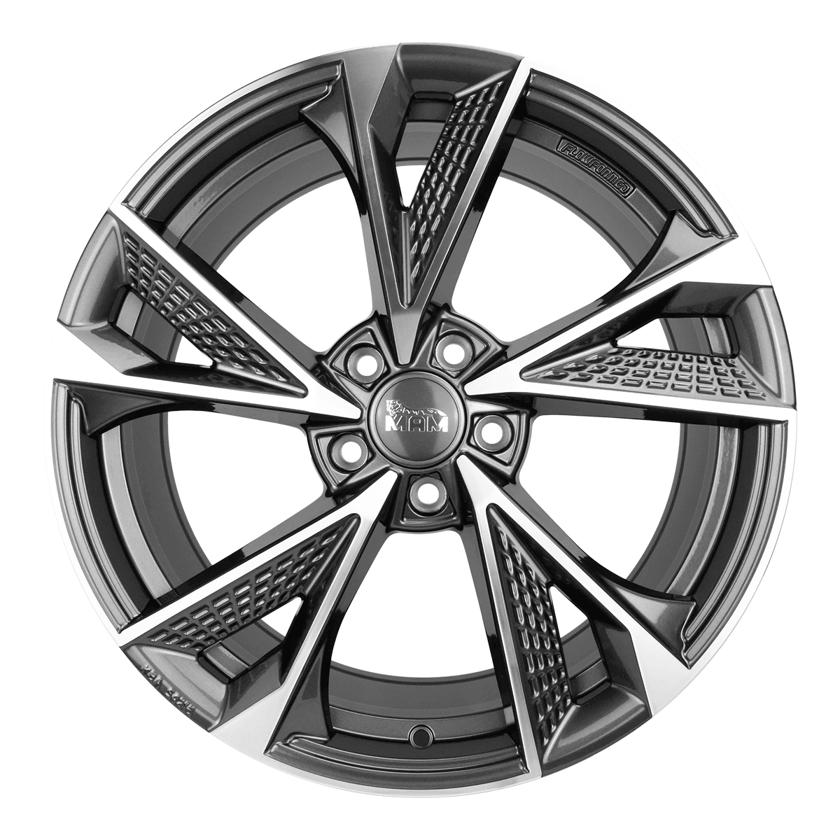 MAM RS6 hliníkové disky 8x18 5x100 ET38 PALLADIUM FRONT POLISH