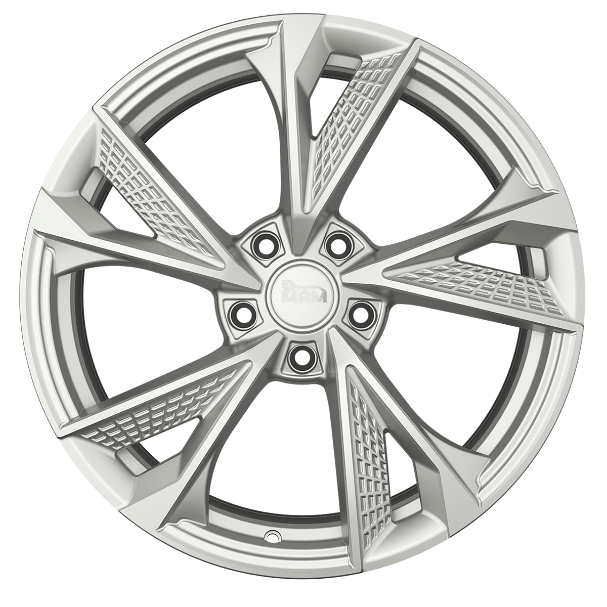 MAM RS6 hliníkové disky 7x16 5x100 ET38 SILVER PAINTED